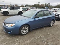 Salvage cars for sale at Riverview, FL auction: 2008 Subaru Impreza 2.5I