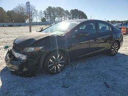 Salvage cars for sale from Copart Loganville, GA: 2014 Honda Civic EXL