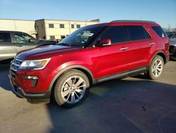 Ford Explorer Limited salvage cars for sale: 2019 Ford Explorer Limited