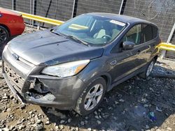 Salvage cars for sale at Waldorf, MD auction: 2015 Ford Escape SE