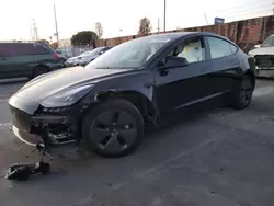 Salvage cars for sale at Wilmington, CA auction: 2022 Tesla Model 3