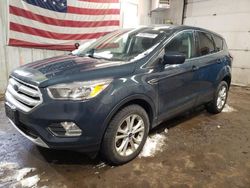 Salvage cars for sale at Lyman, ME auction: 2019 Ford Escape SE