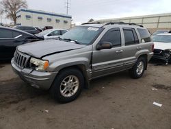 Jeep Grand Cherokee Limited salvage cars for sale: 2000 Jeep Grand Cherokee Limited