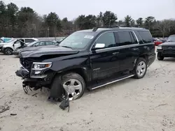 Salvage cars for sale at Mendon, MA auction: 2018 Chevrolet Tahoe K1500 Premier