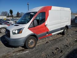 Salvage cars for sale from Copart Chalfont, PA: 2015 Ford Transit T-250