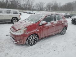 Mitsubishi salvage cars for sale: 2015 Mitsubishi Mirage DE