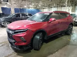 Salvage cars for sale at Woodhaven, MI auction: 2023 Chevrolet Blazer RS