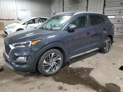 Salvage cars for sale at Franklin, WI auction: 2020 Hyundai Tucson Limited