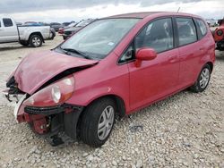 Salvage cars for sale at Taylor, TX auction: 2007 Honda FIT