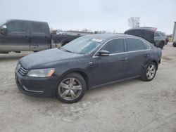 Salvage cars for sale at Kansas City, KS auction: 2014 Volkswagen Passat S