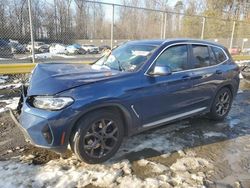 Salvage cars for sale at Waldorf, MD auction: 2022 BMW X3 XDRIVE30I