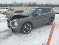 Salvage cars for sale at Barberton, OH auction: 2022 Mitsubishi Outlander SEL