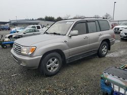 Salvage cars for sale at Sacramento, CA auction: 2001 Toyota Land Cruiser