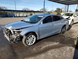 Chevrolet salvage cars for sale: 2018 Chevrolet Malibu LT