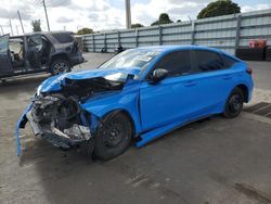 Salvage cars for sale at Miami, FL auction: 2023 Honda Civic Sport