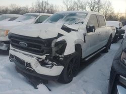 Salvage cars for sale at Woodhaven, MI auction: 2022 Ford F150 Supercrew