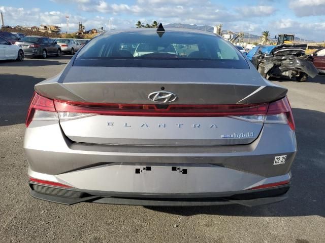 2023 Hyundai Elantra Blue