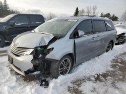 Salvage cars for sale from Copart Ontario Auction, ON: 2013 Toyota Sienna XLE