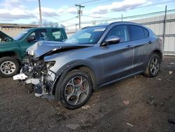 Salvage cars for sale at New Britain, CT auction: 2018 Alfa Romeo Stelvio Sport