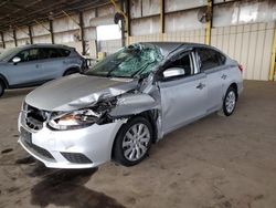 Nissan salvage cars for sale: 2017 Nissan Sentra S