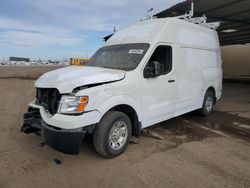 Salvage trucks for sale at Brighton, CO auction: 2020 Nissan NV 2500 SV