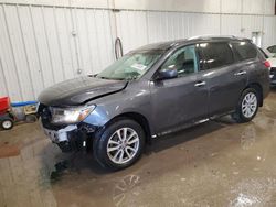 Salvage cars for sale at Franklin, WI auction: 2013 Nissan Pathfinder S