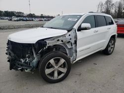 Salvage cars for sale at Dunn, NC auction: 2016 Jeep Grand Cherokee Overland