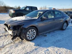 Salvage cars for sale at Columbia Station, OH auction: 2022 Toyota Camry LE