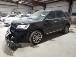 Salvage cars for sale at Chambersburg, PA auction: 2017 Ford Explorer Limited