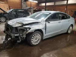 Salvage cars for sale at Ebensburg, PA auction: 2013 Ford Fusion SE Hybrid