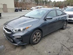 Salvage cars for sale at Exeter, RI auction: 2019 KIA Forte FE