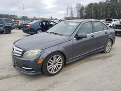 Salvage cars for sale at Dunn, NC auction: 2011 Mercedes-Benz C 300 4matic