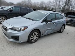 Salvage cars for sale at North Billerica, MA auction: 2018 Subaru Impreza