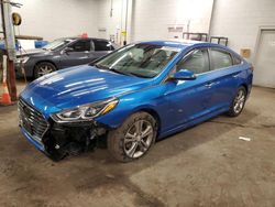 Salvage cars for sale at New Britain, CT auction: 2018 Hyundai Sonata Sport