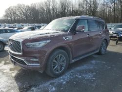 Salvage cars for sale at Glassboro, NJ auction: 2021 Infiniti QX80 Luxe