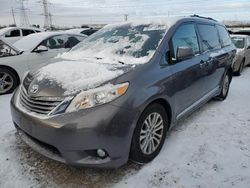 Vehiculos salvage en venta de Copart Elgin, IL: 2015 Toyota Sienna XLE