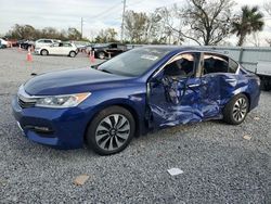 Salvage cars for sale at auction: 2017 Honda Accord Hybrid