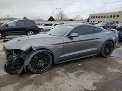 Salvage cars for sale from Copart Littleton, CO: 2021 Ford Mustang GT