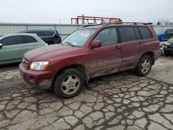 Salvage cars for sale at Dyer, IN auction: 2007 Toyota Highlander Sport