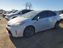 Salvage cars for sale at San Martin, CA auction: 2015 Toyota Prius