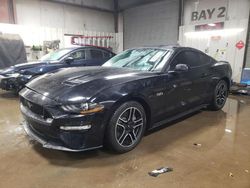 Salvage cars for sale at Elgin, IL auction: 2019 Ford Mustang GT