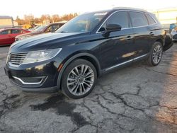 Salvage cars for sale at Pennsburg, PA auction: 2016 Lincoln MKX Reserve