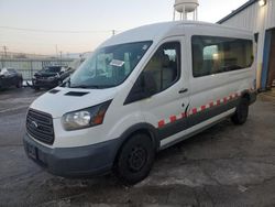 Salvage cars for sale at Chicago Heights, IL auction: 2015 Ford Transit T-350