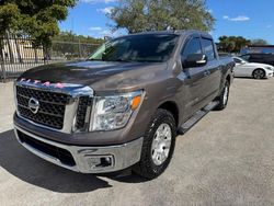 Salvage cars for sale at Miami, FL auction: 2018 Nissan Titan S