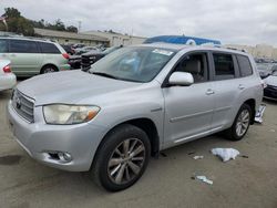 Salvage cars for sale at Martinez, CA auction: 2008 Toyota Highlander Hybrid Limited