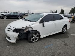 Salvage cars for sale at Rancho Cucamonga, CA auction: 2011 Toyota Corolla Base