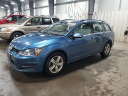 Volkswagen Golf salvage cars for sale: 2015 Volkswagen Golf Sportwagen TDI S