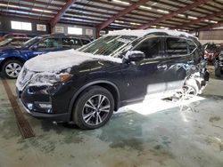 Salvage cars for sale at East Granby, CT auction: 2017 Nissan Rogue S