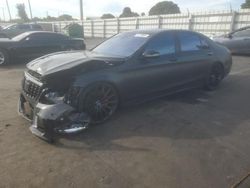 Mercedes-Benz salvage cars for sale: 2015 Mercedes-Benz S 550