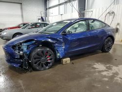 Tesla salvage cars for sale: 2023 Tesla Model 3